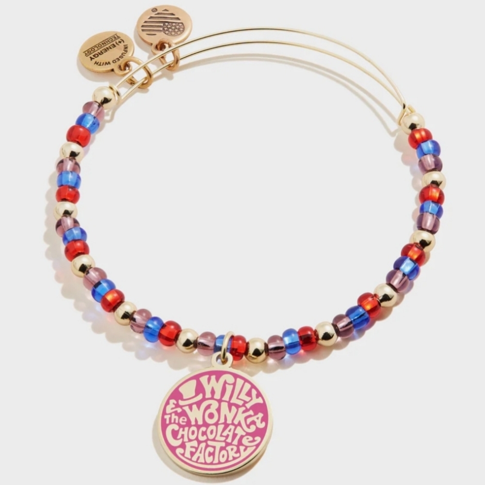 Alex and Ani Willy Wonka Beaded Charm Bracelet